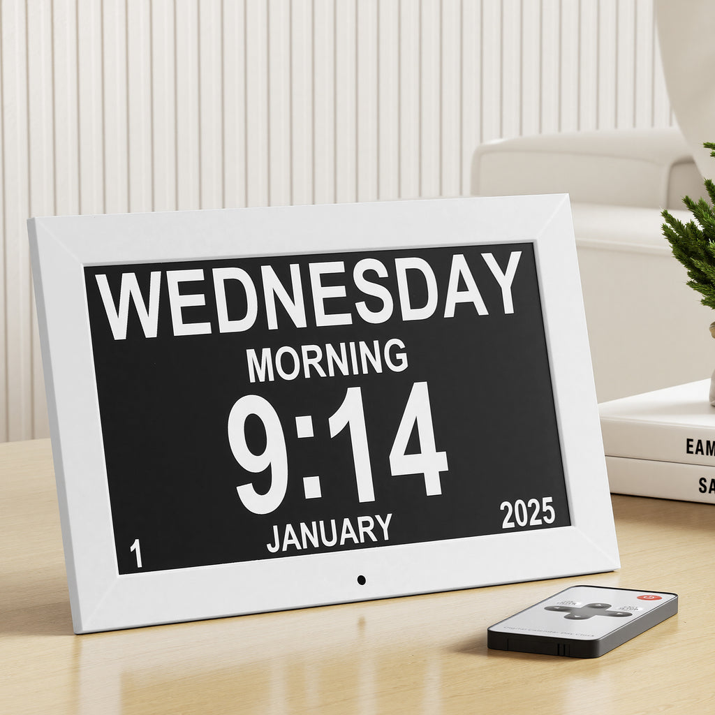 Artiss 10" Digital Day Clock White