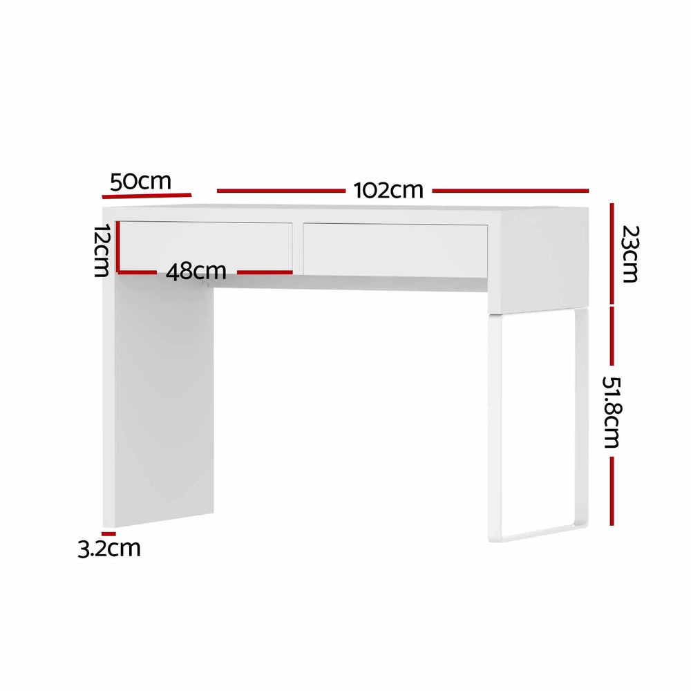 Artiss Computer Desk with Drawers White