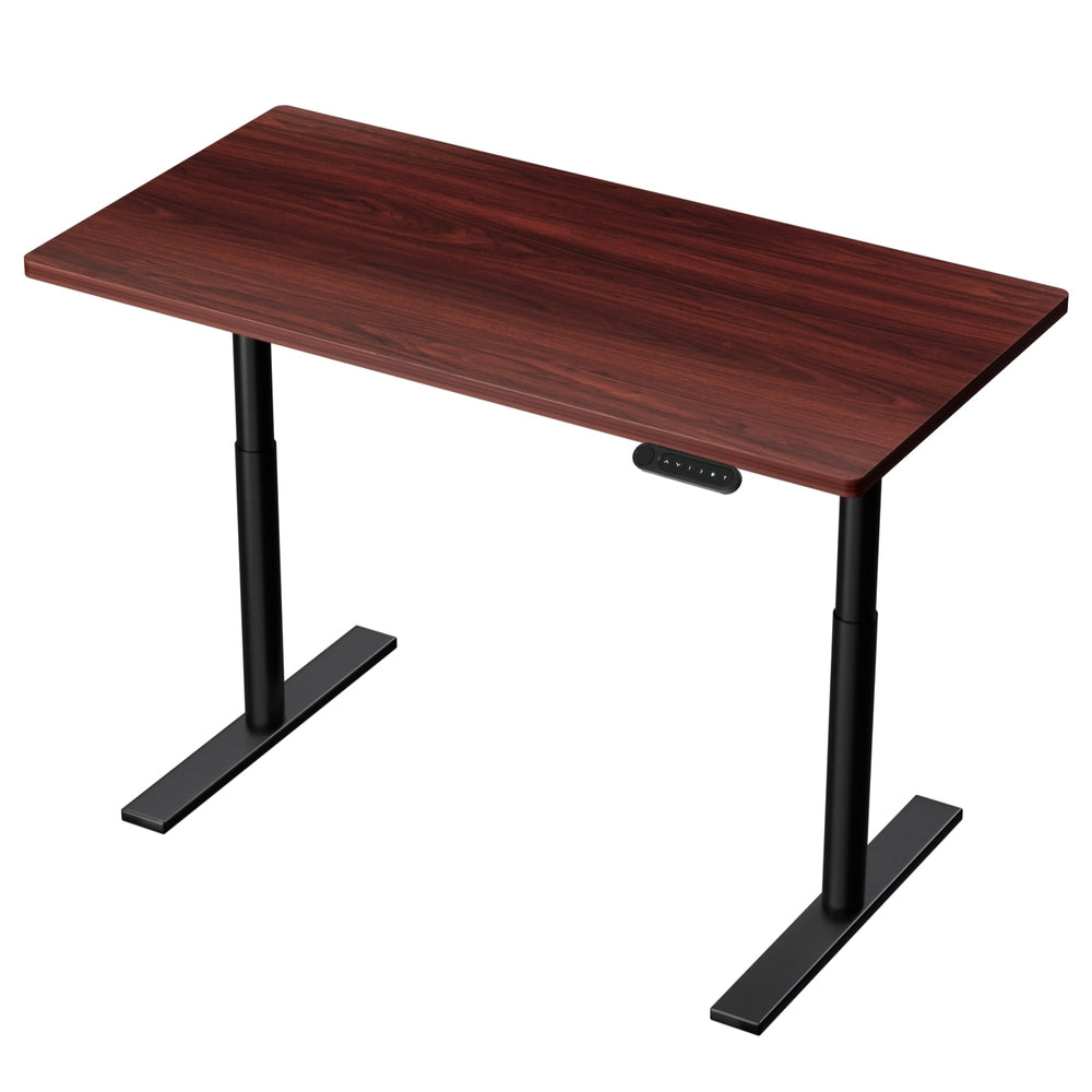 Artiss Standing Desk Motorised Electric Dual Motor 120CM Walnut
