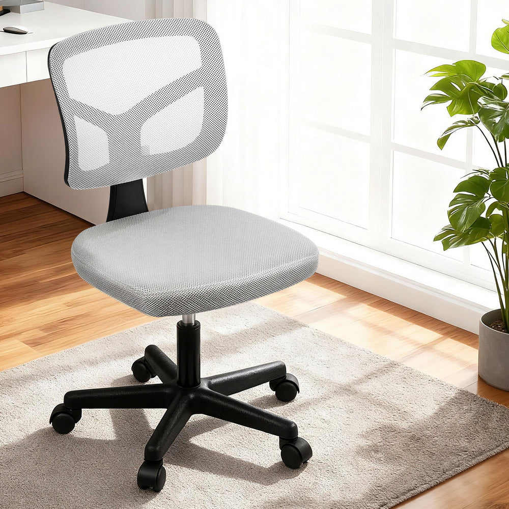 Artiss Armless Ergonomic Office Chair Grey