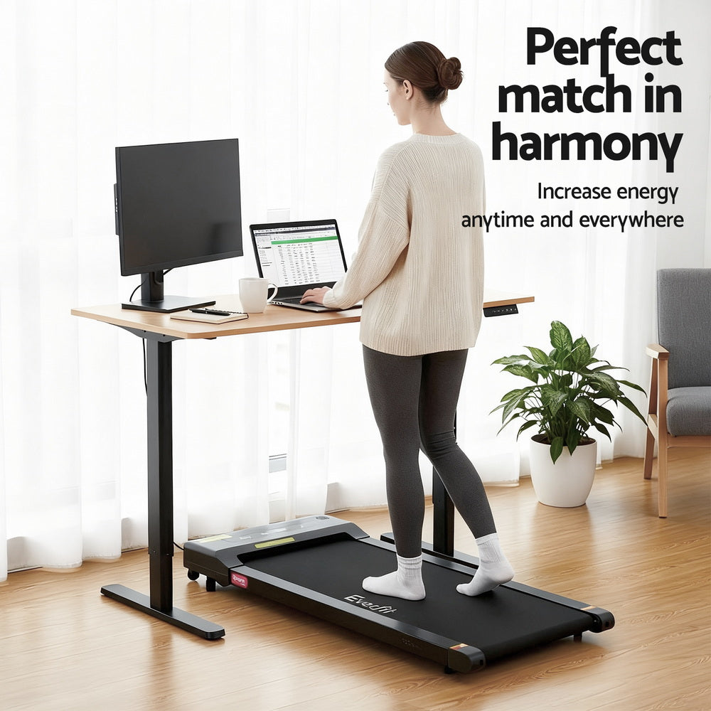 Artiss Electric Treadmill with 120cm Automatic Standing Desk Walking Pad 400mm