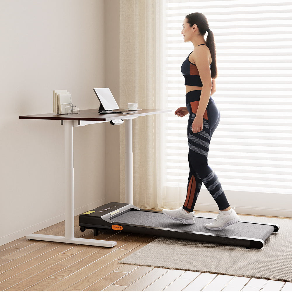 Artiss 400mm Treadmill Electric Walking Pad with 120cm Automatic Standing Desk