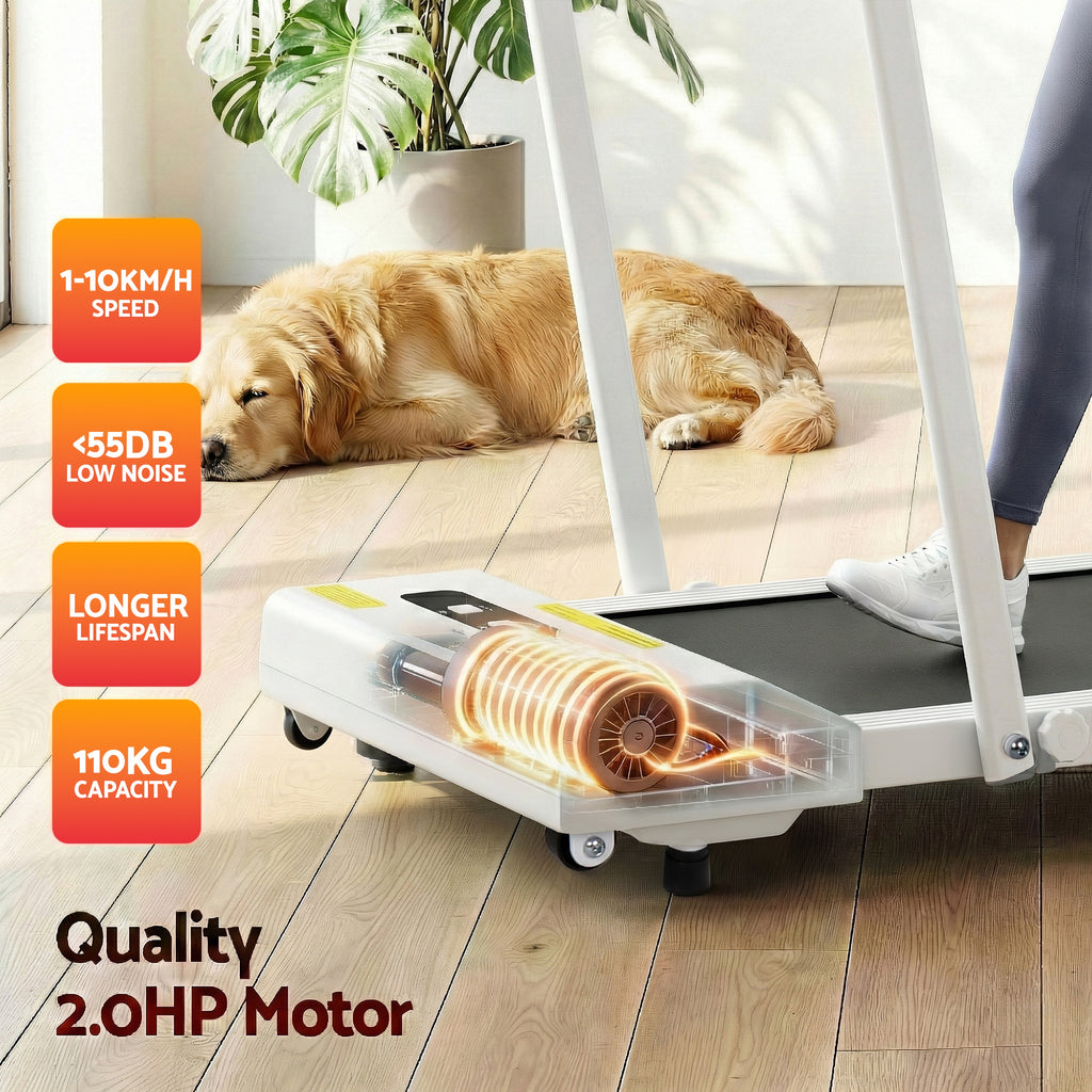 Everfit Electric Walking Pad 380mm White