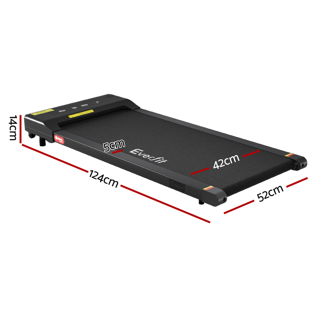 Everfit Under Desk Electric Walking Pad 400mm Black