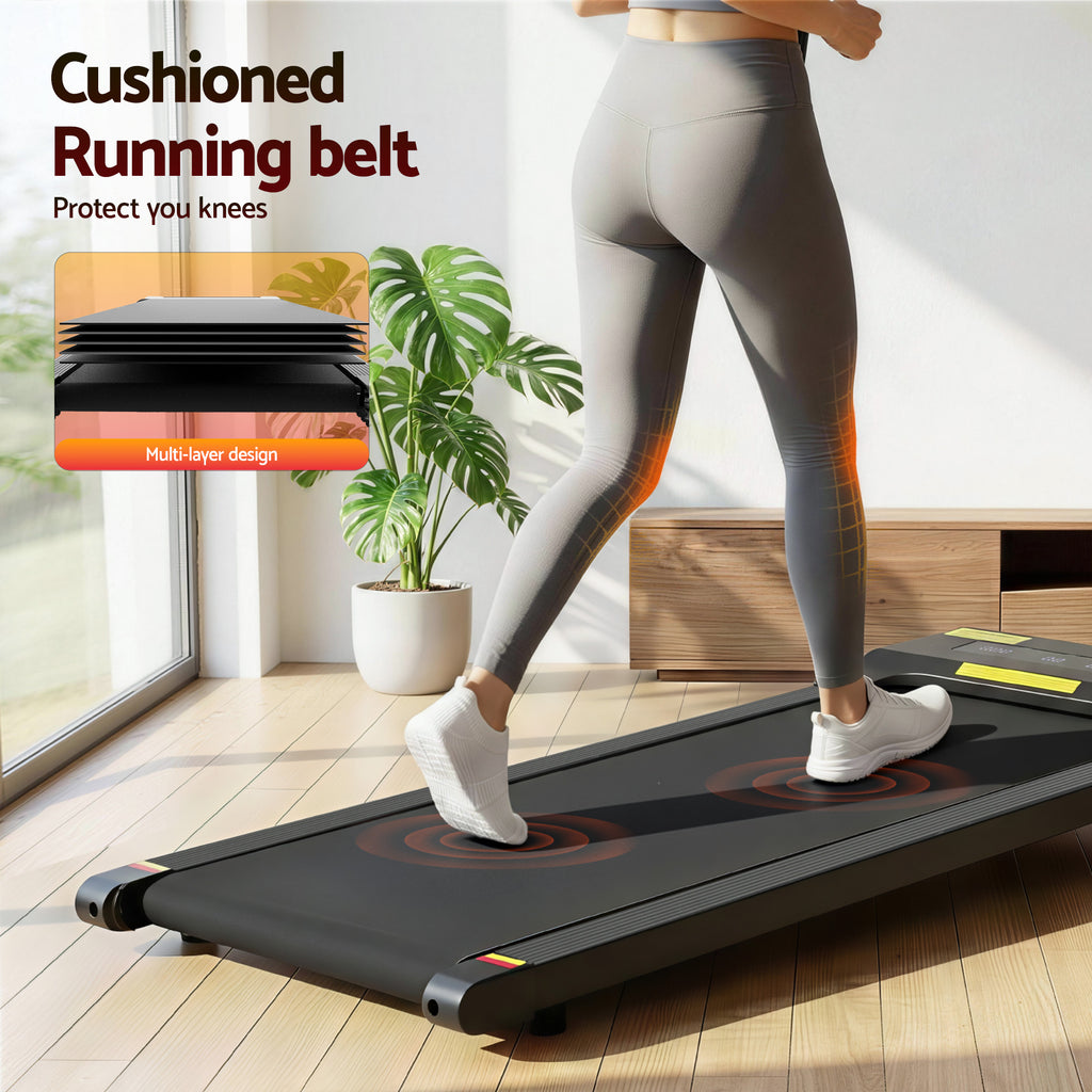 Everfit Under Desk Electric Walking Pad 400mm Black