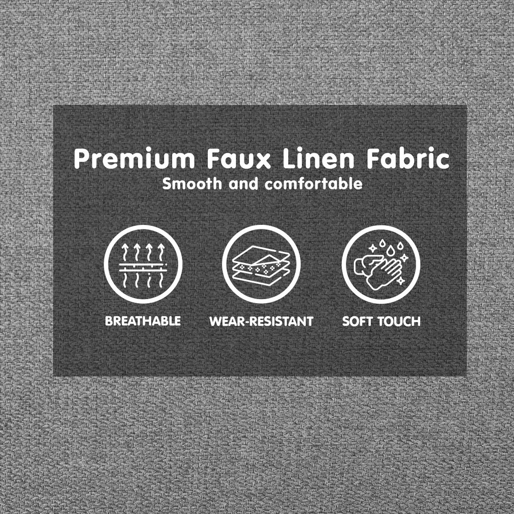 Sarantino 3-Seater Corner Sofa Bed with Chaise Lounge - Light Grey