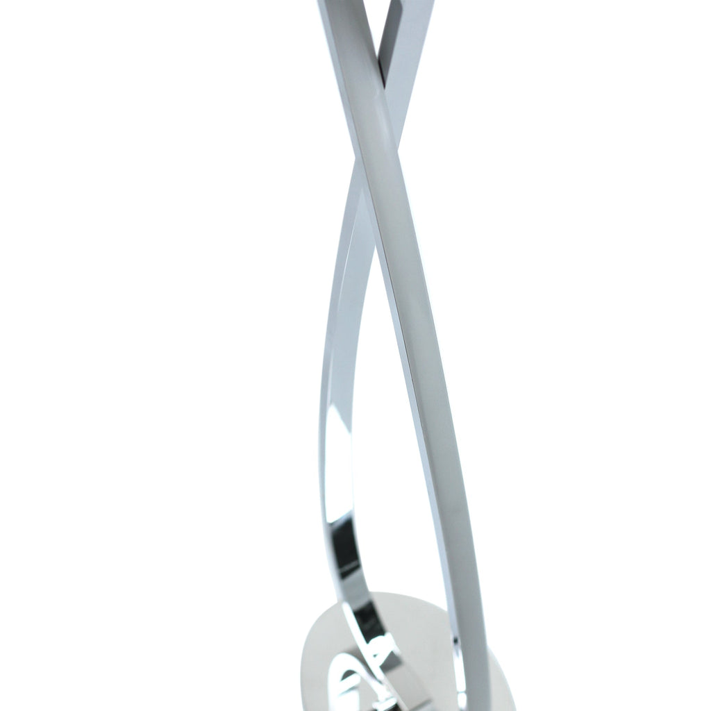 Infinite LED Floor Lamp - Chrome