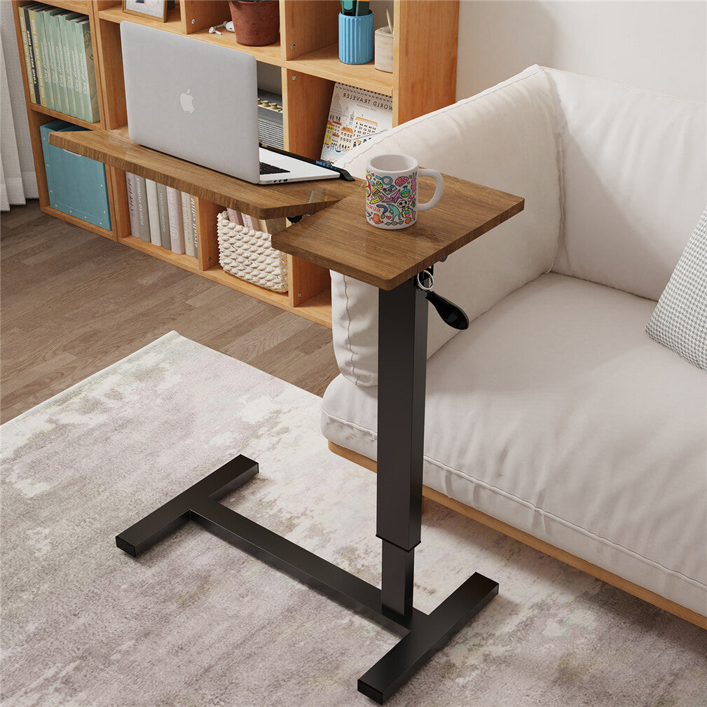Premium height Adjustable Overbed Laptop Table With Wheels